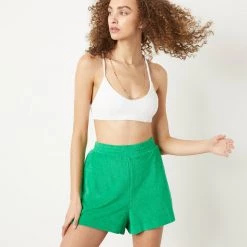 WSLY Eco Terry Strappy Bra