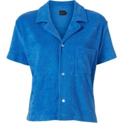 WSLY New Arrivals Eco Terry Button Down Shirt