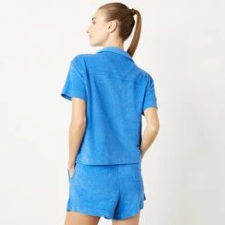 WSLY New Arrivals Eco Terry Button Down Shirt