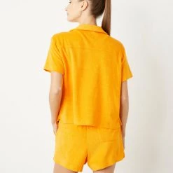 WSLY Eco Terry Button Down Shirt