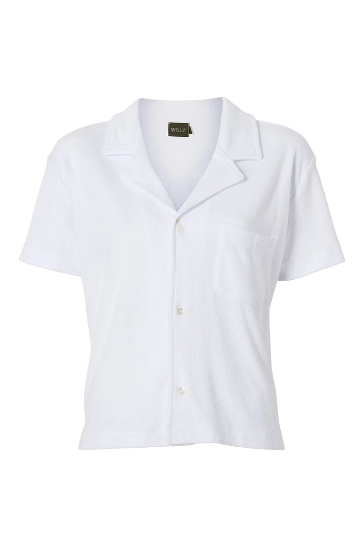 WSLY Eco Terry Button Down Shirt 6 WSLY Eco Terry Button Down Shirt