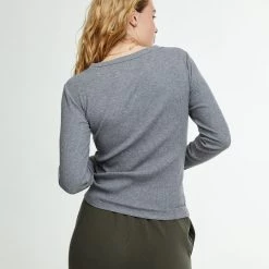 WSLY Rivington Ribbed Long Sleeve Top
