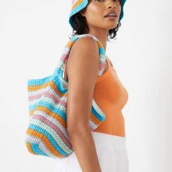 Carolyn Rowan Knit Cotton Bucket Hat New Arrivals