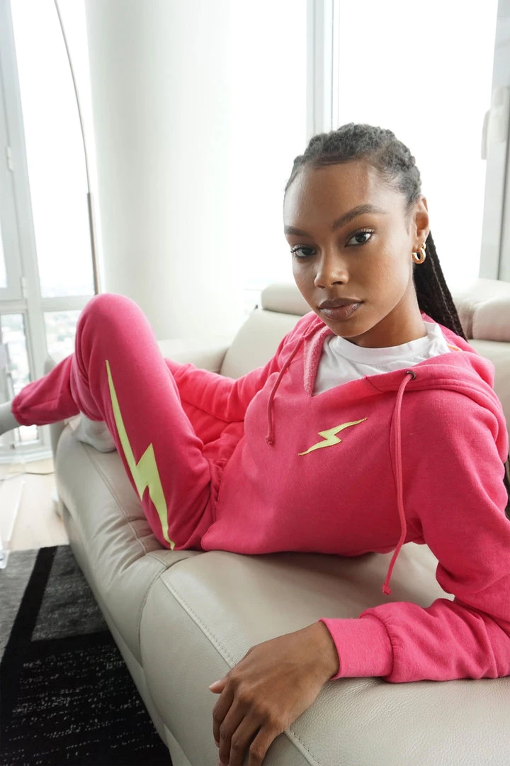 Aviator Nation Bolt Stitch Split Hoodie 1 Aviator Nation Bolt Stitch Split Hoodie