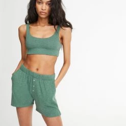 DONNI. Sweater Henley Short Clothing