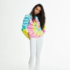 The Elder Statesman Sale Triple Swirl Simple Crew