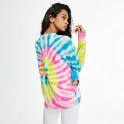 The Elder Statesman Sale Triple Swirl Simple Crew