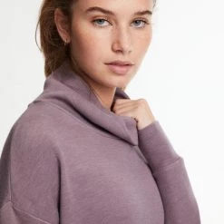 All Access Cloud Doubleknit Funnel Neck