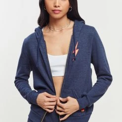 Aviator Nation Clothing Bolt Zip Hoodie