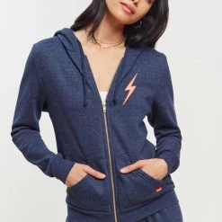Aviator Nation Clothing Bolt Zip Hoodie