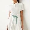 Lacoste Pleated Drawstring Skirt