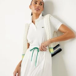 Lacoste Pleated Drawstring Skirt
