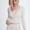 John Elliott Ginza Rib Cropped Cardigan Clothing