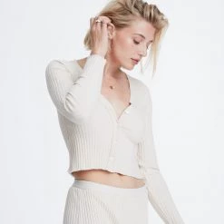 John Elliott Ginza Rib Cropped Cardigan Clothing 9 John Elliott Ginza Rib Cropped Cardigan Clothing