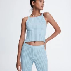 John Elliott Ginza Rib Cropped Pant Clothing