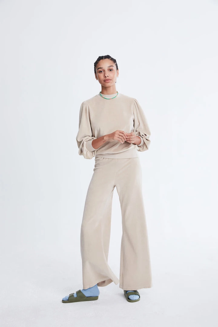 Kondi Velour Flare Pant Clothing 1 Kondi Velour Flare Pant Clothing