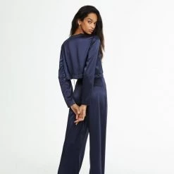 Leset Barb Crop Tie Cardigan