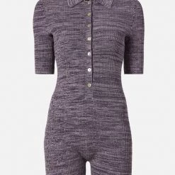 Le Ore Clothing Rimini Collared Playsuit