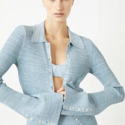 Le Ore Rimini Collared Cardigan