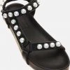 Stephanie Gottlieb X Mystique New Arrivals Miranda Pearl Strap Sandals