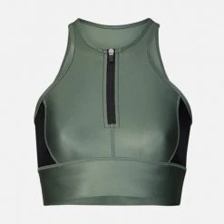 All Access Zip Front Racer Bra Clothing