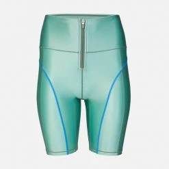 All Access Clothing Ultra High Rise Zip Front 9in Biker Short