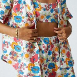 Sincerely Jules For Bandier The Fern Button Down Kit New Arrivals