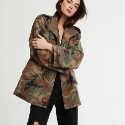 Nili Lotan Jackie Camo Army Jacket Clothing
