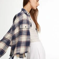 R13 Clothing Cropped Work Shirt