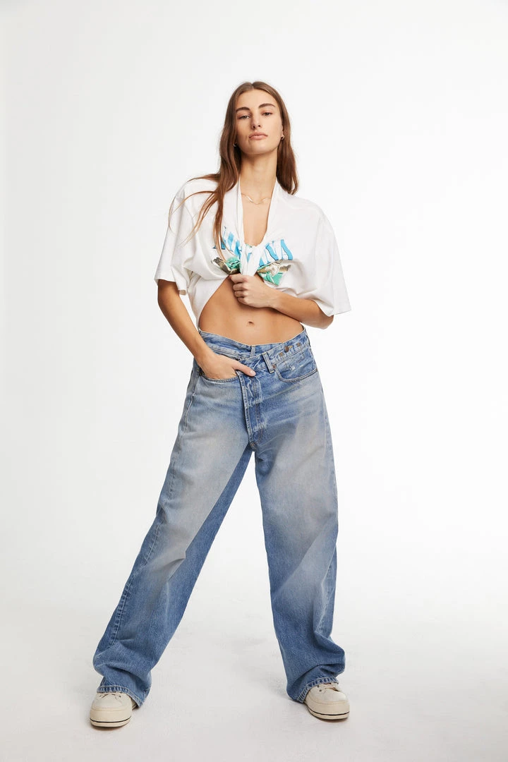 R13 Clothing Wide Leg Crossover