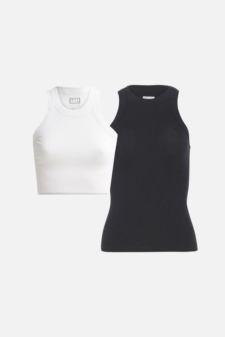 WSLY Rivington Tank Crop & Full Length Kit (2-Pack) Tanks 1 WSLY Rivington Tank Crop & Full Length Kit (2-Pack) Tanks
