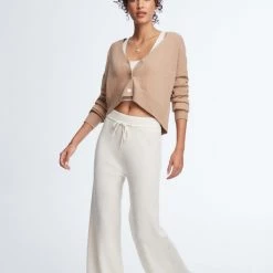Le Ore Palermo Cashmere Wide Leg Pant Clothing
