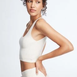 Le Ore Palermo Ribbed Cashmere Tank Clothing