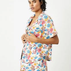 Sincerely Jules For Bandier Fern Short Sleeve Button Down Sweatshirt New Arrivals 13 Sincerely Jules For Bandier Fern Short Sleeve Button Down Sweatshirt New Arrivals