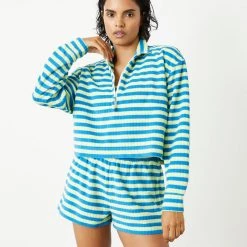 Sincerely Jules For Bandier New Arrivals The Terry Stripe Kit