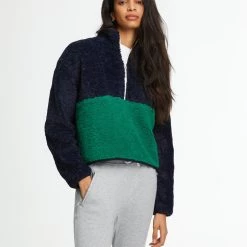 Sincerely Jules For Bandier The Holly Half Zip Sweatshirt