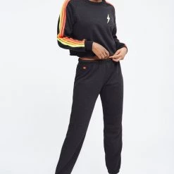 Aviator Nation 4 Stripe Sweatpant