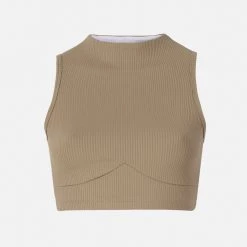 Year Of Ours Ribbed Mock Neck Bra Clothing