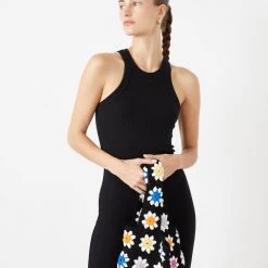 Carolyn Rowan New Arrivals Handmade Flower Crochet Tote