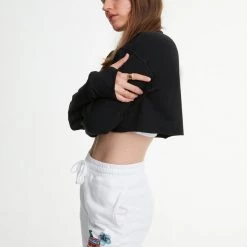 All Access Clothing Encore Cropped Raw Edge Sweatshirt