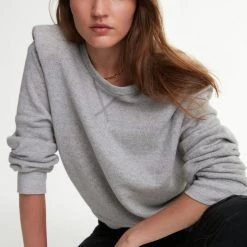 R13 Clothing Folded In Shoulder Sweatshirt